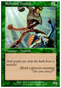Redwood Treefolk - Seventh Edition (Common) [7ED-264]