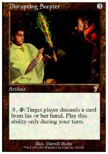 Disrupting Scepter - Seventh Edition (Rare) [7ED-293]