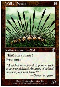 Wall of Spears - Seventh Edition (Uncommon) [7ED-323]