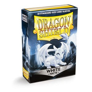 60 Dragon Shield Sleeves - Matte White