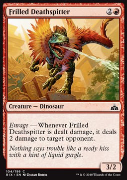 Frilled Deathspitter - Rivals of Ixalan (Common) [RIX-104]