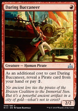 Daring Buccaneer - Rivals of Ixalan (Uncommon) [RIX-98]