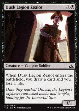 Dusk Legion Zealot - Rivals of Ixalan (Common) [RIX-70]