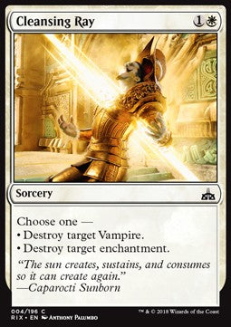 Cleansing Ray - Rivals of Ixalan (Common) [RIX-4]
