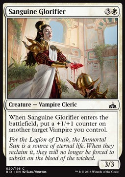 Sanguine Glorifier - Rivals of Ixalan (Common) [RIX-20]