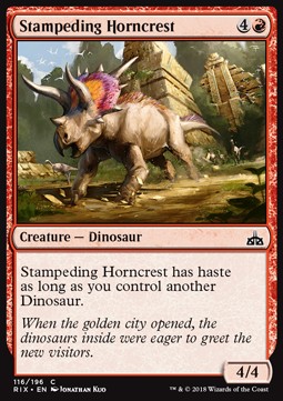 Stampeding Horncrest - Rivals of Ixalan (Common) [RIX-116]