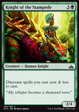 Knight of the Stampede - Rivals of Ixalan (Common) [RIX-138]