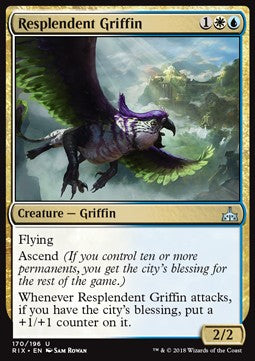 Resplendent Griffin - Rivals of Ixalan (Uncommon) [RIX-170]