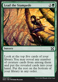Lead the Stampede - Duel Decks: Elves vs. Inventors (Common) [DDU-16]
