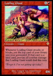 Loafing Giant - Invasion (Rare) [INV-153]