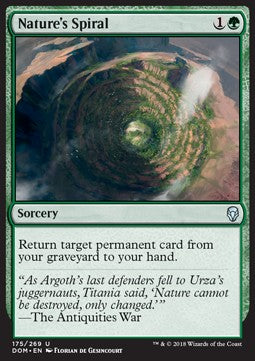 Nature's Spiral - Dominaria (Uncommon) [DOM-175]
