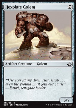 Hexplate Golem - Battlebond (Common) [BBD-237]