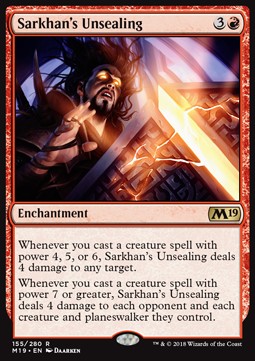 Sarkhan's Unsealing - Core 2019 (Rare) [M19-155]