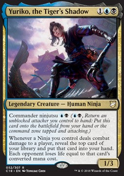 Yuriko, the Tiger's Shadow - Commander 2018 (Rare) [C18-52]