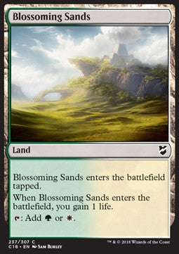 Blossoming Sands - Commander 2018 (Common) [C18-237]