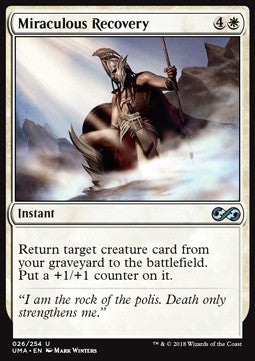 Miraculous Recovery - Ultimate Masters (Uncommon) [UMA-26]