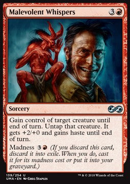 Malevolent Whispers - Ultimate Masters (Uncommon) [UMA-139]