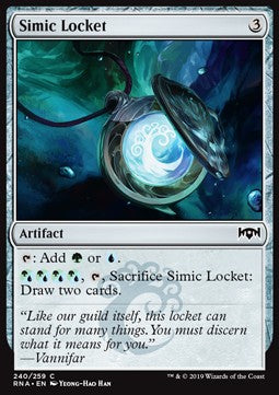 Simic Locket - Ravnica Allegiance (Common) [RNA-240]
