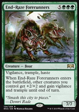 End-Raze Forerunners - Ravnica Allegiance (Rare) [RNA-124]