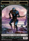 Zombie Army Token (Black 0/0) (V.1) - War of the Spark (Token) [WAR-T08]