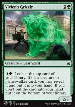 Vivien's Grizzly - War of the Spark (Common) [WAR-182]