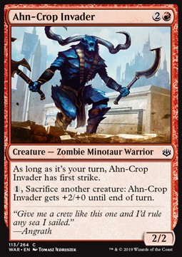 Ahn-Crop Invader - War of the Spark (Common) [WAR-113]