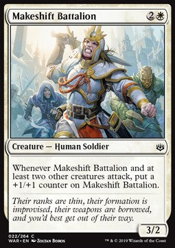 Makeshift Battalion - War of the Spark (Common) [WAR-22]