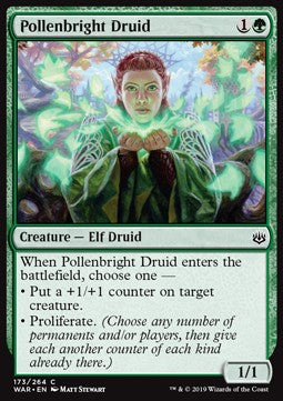 Pollenbright Druid - War of the Spark (Common) [WAR-173]