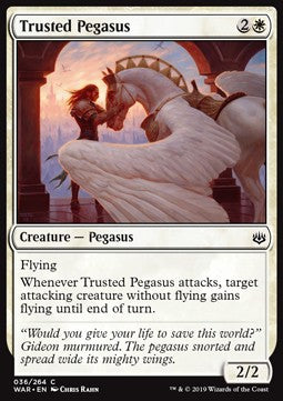 Trusted Pegasus - War of the Spark (Common) [WAR-36]
