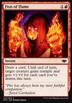 Fists of Flame - Modern Horizons (Common) [MH1-123]