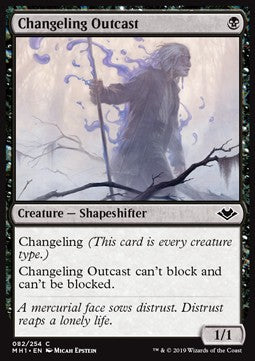 Changeling Outcast - Modern Horizons (Common) [MH1-82]