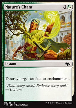 Nature's Chant - Modern Horizons (Common) [MH1-210]