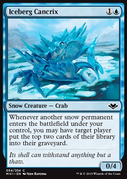 Iceberg Cancrix - Modern Horizons (Common) [MH1-54]