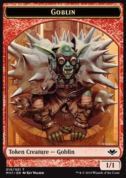 Goblin Token (R 1/1) // Serra the Benevolent Emblem - Modern Horizons (Token) [MH1-T 10/20]