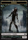 Zombie Token (B 2/2) // Golem Token (A 3/3) - Modern Horizons (Token) [MH1-T 07/18]