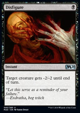 Disfigure - Core 2020 (Uncommon) [M20-95]