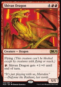 Shivan Dragon - Core 2020: Extras (Rare) [XM20-335]