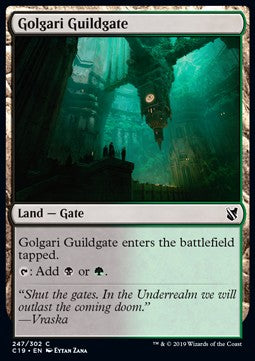 Golgari Guildgate - Commander 2019 (Common) [C19-247]