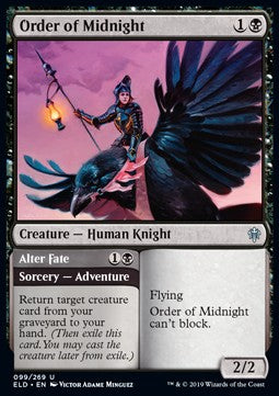 Order of Midnight // Alter Fate - Throne of Eldraine (Uncommon) [ELD-99]