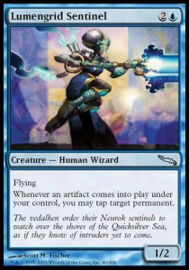 Lumengrid Sentinel - Mirrodin (Uncommon) [MRD-40]