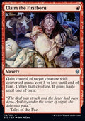 Claim the Firstborn