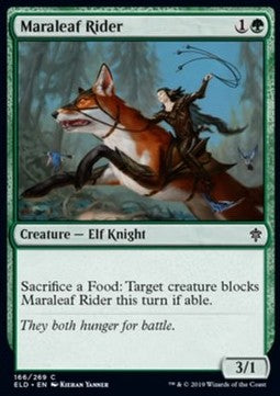 Maraleaf Rider - Throne of Eldraine (Common) [ELD-166]