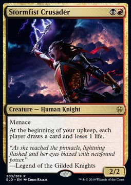 Stormfist Crusader - Throne of Eldraine (Rare) [ELD-203]
