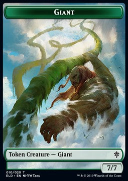 Giant Token (Green 7/7) - Throne of Eldraine: Extras (Token) [XELD-T10]