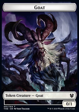 Goat Token (White 0/1) - Theros Beyond Death: Extras (Token) [XTHB-T01]