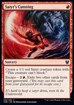 Satyr's Cunning - Theros Beyond Death (Common) [THB-152]
