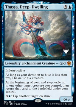 Thassa, Deep-Dwelling (V.1) - Theros Beyond Death: Promos (Mythic) [PTHB-71]