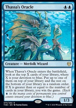Thassa's Oracle (V.1) - Theros Beyond Death: Promos (Rare) [PTHB-73]