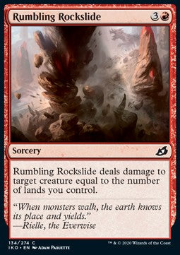 Rumbling Rockslide - Ikoria: Lair of Behemoths (Common) [IKO-134]