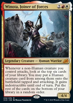Winota, Joiner of Forces - Ikoria: Lair of Behemoths (Mythic) [IKO-216]